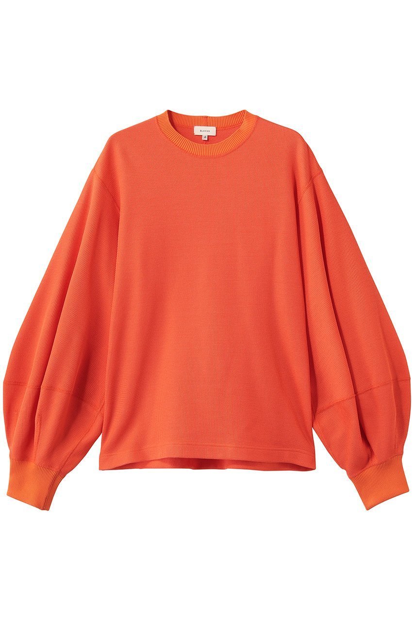 【ブラミンク/BLAMINK】のボリュームスリーブプルオーバー インテリア・キッズ・メンズ・レディースファッション・服の通販 founy(ファニー) ファッション Fashion レディースファッション Fashion for Women トップス・カットソー Cut & Sew Tops シャツ・ブラウス・オフィスカジュアル Elegant Blouses & Button-Ups レディースパーカー・カジュアルフーディー Casual Hoodies & Sweatshirts ロングTシャツ・Tシャツ Longline T-Shirts & Tees カジュアルプルオーバー・ニットトップス Pullovers & Knit Tops / Casual Pullovers スウェット・クルーネックトップス Sweatshirts & Crewnecks / Relaxed Fit Sweat Tops カットソー・ベーシックTシャツ Cut-and-Sewn Tops / Stretch Tees & Basics ボリューム袖・フリルスリーブブラウス Voluminous & Ruffle Sleeves / Puffy Sleeve Tops シンプル Simple, Minimal スリーブ Sleeve, Long Sleeve / Short Sleeve ボトム Bottoms, Lower Wear 夏 Summer オレンジ|ID: prp329100004894554 ipo3291000000036588259