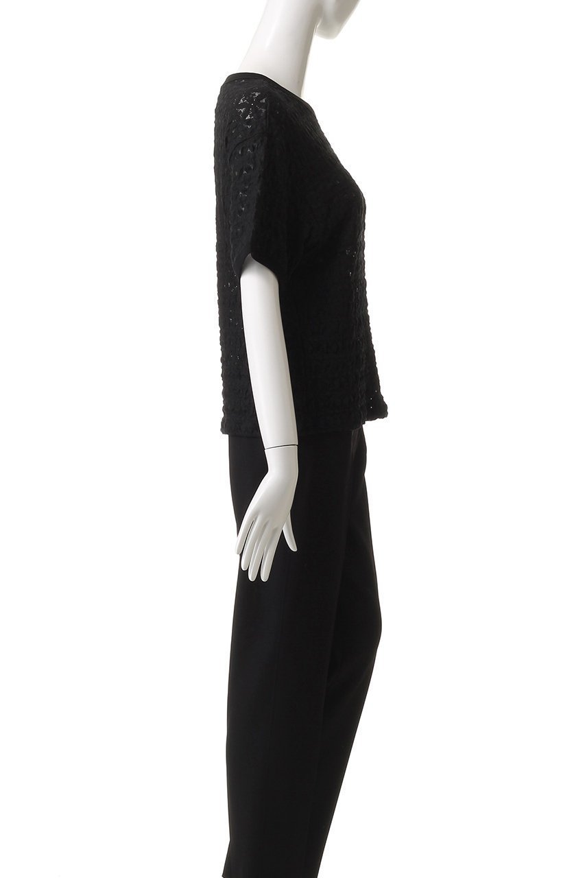 【ミズイロ インド/mizuiro ind】のstretch lace c/neck T Tシャツ 人気、トレンドファッション・服の通販 founy(ファニー) 　ファッション　Fashion　レディースファッション　Fashion for Women　トップス・カットソー　Cut & Sew Tops　シャツ・ブラウス・オフィスカジュアル　Elegant Blouses & Button-Ups　ロングTシャツ・Tシャツ　Longline T-Shirts & Tees　カットソー・ベーシックTシャツ　Cut-and-Sewn Tops / Stretch Tees & Basics　シアー　Sheer, See-Through　ショート　Short, Short Length　ジャケット　Jacket, Outerwear　ストレッチ　Stretch, Stretchy Fabric　スリーブ　Sleeve, Long Sleeve / Short Sleeve　ベスト　Vest, Waistcoat　レース　Lace, Lace Fabric　エレガント 上品　Elegant　秋　Autumn　other-3|ID: prp329100004894558 ipo3291000000036613808