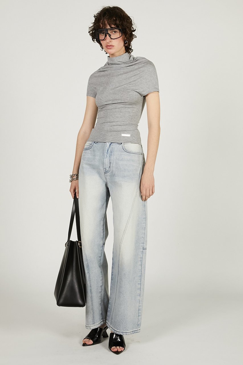 【プランク プロジェクト/PRANK PROJECT】のカウルネックトップ / Cowl Neck Top 人気、トレンドファッション・服の通販 founy(ファニー) ファッション Fashion レディースファッション Fashion for Women トップス・カットソー Cut & Sew Tops シャツ・ブラウス・オフィスカジュアル Elegant Blouses & Button-Ups ロングTシャツ・Tシャツ Longline T-Shirts & Tees カットソー・ベーシックTシャツ Cut-and-Sewn Tops / Stretch Tees & Basics カットソー Cut and Sewn Top ショート Short, Short Length スリーブ Sleeve, Long Sleeve / Short Sleeve ドレープ Drape, Draping Fabric other-8|ID: prp329100004894562 ipo3291000000036588343