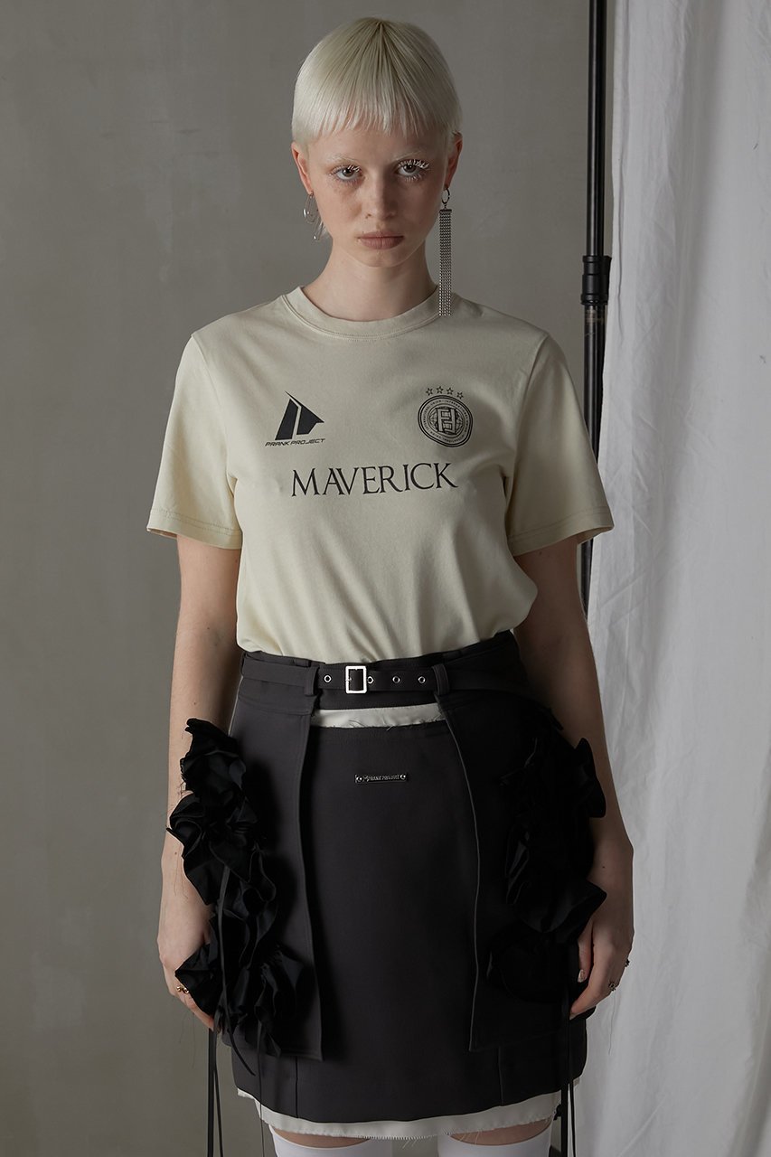 【プランク プロジェクト/PRANK PROJECT】のMAVERICK Tee 人気、トレンドファッション・服の通販 founy(ファニー) ファッション Fashion レディースファッション Fashion for Women トップス・カットソー Cut & Sew Tops シャツ・ブラウス・オフィスカジュアル Elegant Blouses & Button-Ups ロングTシャツ・Tシャツ Longline T-Shirts & Tees カットソー・ベーシックTシャツ Cut-and-Sewn Tops / Stretch Tees & Basics グラフィック Graphic, Graphic Design コンパクト Compact, Small Size ショート Short, Short Length スリーブ Sleeve, Long Sleeve / Short Sleeve ツイル Twist, Twisted Detail ボトム Bottoms, Lower Wear 今季 This Season, Current Season other-6|ID: prp329100004894563 ipo3291000000036588351