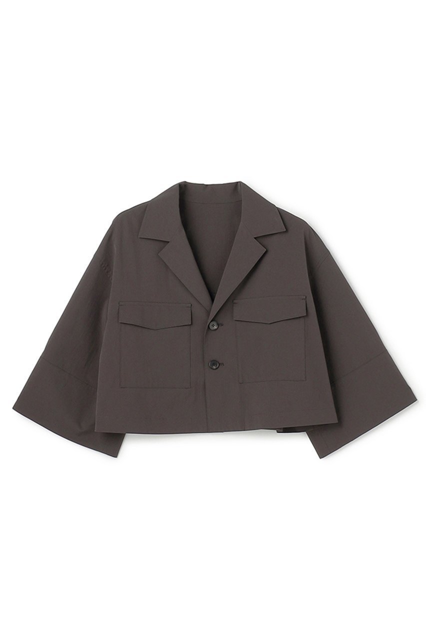 【アンクレイヴ/uncrave】のクールタッチカラータイプライター シャツジャケット インテリア・キッズ・メンズ・レディースファッション・服の通販 founy(ファウニー) 　ファッション　Fashion　レディースファッション　Fashion for Women　アウター　Coat / Outerwear Collection　レディースジャケット・軽アウター　Jackets　ショート　Short, Short Length　ジャケット　Jacket, Outerwear　タイプライター　Typewriter Fabric, Crisp Cotton　バランス　Balance, Style Balance　ポケット　Pocket, Pocket Detail　ミリタリー　Military, Army Style　吸水　Absorbent, Quick-Dry　夏　Summer　ダークブラウン|ID: prp329100004894569 ipo3291000000036588397