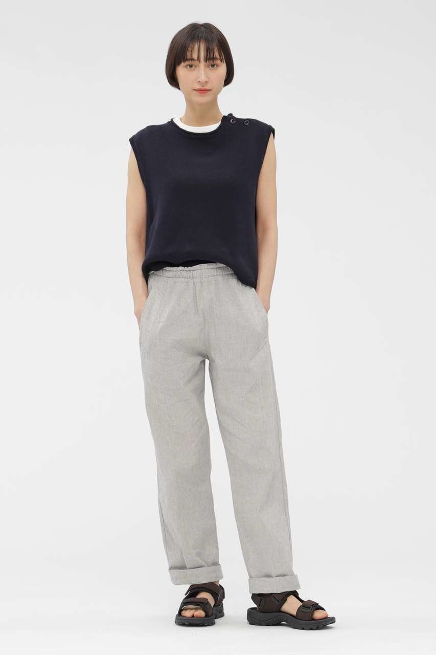 【マーガレットハウエル/MARGARET HOWELL】のFADED LINEN COTTON PLAINWEAVE TROUSERS 人気、トレンドファッション・服の通販 founy(ファニー) ファッション Fashion レディースファッション Fashion for Women パンツ Pants & Trousers バランス Balance, Style Balance ミックス Mix, Mixed Style リネン Linen, Linen Fabric 新作・新入荷 New Arrivals / New In other-2|ID: prp329100004894576 ipo3291000000036588446