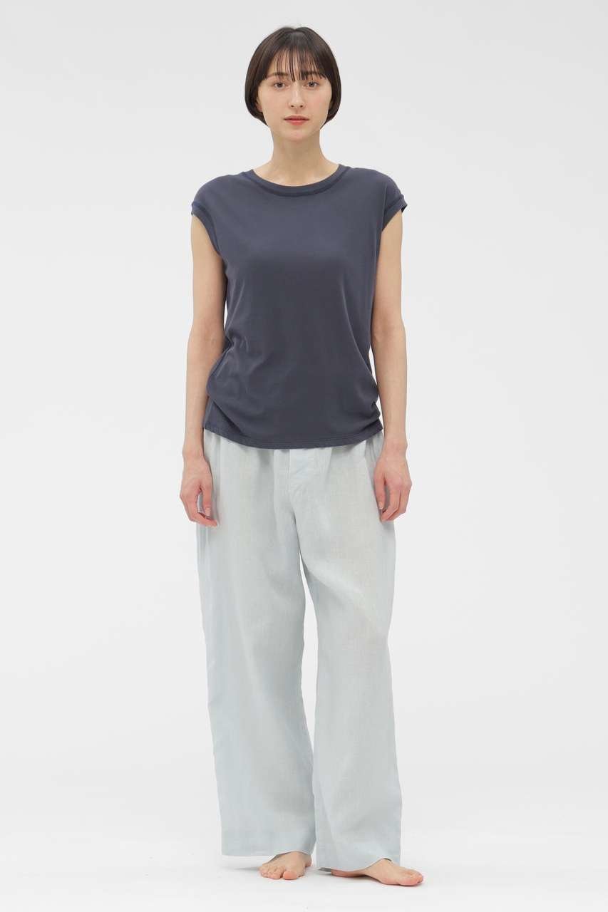 【マーガレットハウエル/MARGARET HOWELL】のSOFT LINEN TROUSERS 大人の最旬トレンドファッション＆コーディネート founy(ファウニー) 　ファッション　Fashion　レディースファッション　Fashion for Women　パンツ　Pants & Trousers　おすすめ　Recommended / Our Picks　なめらか　Smooth, Silky Texture　ストレート　Straight, Straight Cut　セットアップ　Set-Up, Coordinated Outfit　ドローストリング　Drawstring, Pull Cord　リネン　Linen, Linen Fabric　リラックス　Relax, Relaxed Fit　エレガント 上品　Elegant　other-2|ID: prp329100004894578 ipo3291000000036588463