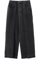 【フォーラム/FOURAM】のTUCKED DENIM PANTS 人気、トレンドファッション・服の通販 founy(ファニー) ファッション Fashion レディースファッション Fashion for Women パンツ Pants & Trousers デニムパンツ・ジーンズ・美脚デニム Denim Jeans & Pants シンプル Simple, Minimal ストレート Straight, Straight Cut デニム Denim, Jeans Material ロング Long, Long-Length 新作・新入荷 New Arrivals / New In thumbnail BLACK|ID: prp329100004894580 ipo3291000000036588476
