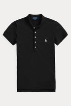 【ラルフローレン/RALPH LAUREN】の【POLO RALPH LAUREN】スリム フィット ストレッチ ポロシャツ ブラック|ID: prp329100004894587 ipo3291000000036895944