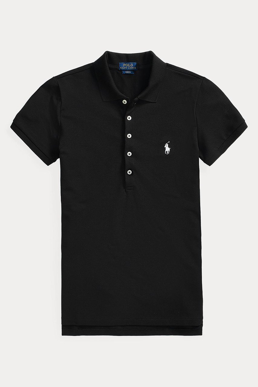 【ラルフローレン/RALPH LAUREN】の【POLO RALPH LAUREN】スリム フィット ストレッチ ポロシャツ インテリア・キッズ・メンズ・レディースファッション・服の通販 founy(ファウニー) 　ファッション　Fashion　レディースファッション　Fashion for Women　トップス・カットソー　Cut & Sew Tops　シャツ・ブラウス・オフィスカジュアル　Elegant Blouses & Button-Ups　ポロシャツ・きれいめカジュアル　Smart-Casual Polo Tops　ストレッチ　Stretch, Stretchy Fabric　スポーティ　Sporty, Casual Athletic　スリム　Slim, Slim Fit　バランス　Balance, Style Balance　フィット　Fit, Slim Fit　ポロシャツ　Polo Shirt, Collared Tee　メッシュ　Mesh, Net Fabric　エレガント 上品　Elegant　ブラック|ID: prp329100004894587 ipo3291000000036895944