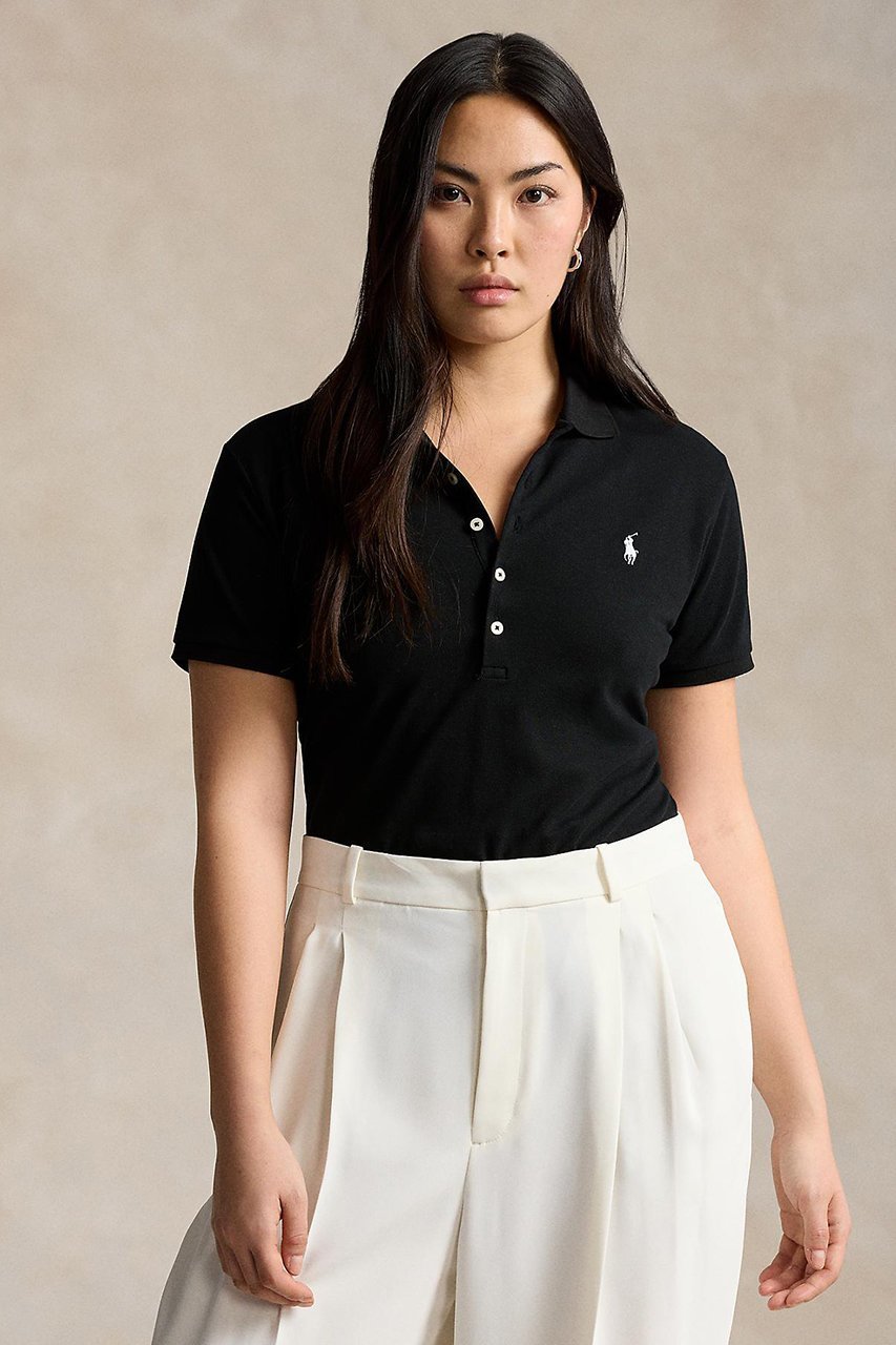 【ラルフローレン/RALPH LAUREN】の【POLO RALPH LAUREN】スリム フィット ストレッチ ポロシャツ 大人の最旬トレンドファッション＆コーディネート founy(ファウニー) 　ファッション　Fashion　レディースファッション　Fashion for Women　トップス・カットソー　Cut & Sew Tops　シャツ・ブラウス・オフィスカジュアル　Elegant Blouses & Button-Ups　ポロシャツ・きれいめカジュアル　Smart-Casual Polo Tops　ストレッチ　Stretch, Stretchy Fabric　スポーティ　Sporty, Casual Athletic　スリム　Slim, Slim Fit　バランス　Balance, Style Balance　フィット　Fit, Slim Fit　ポロシャツ　Polo Shirt, Collared Tee　メッシュ　Mesh, Net Fabric　エレガント 上品　Elegant　other-5|ID: prp329100004894587 ipo3291000000036895948