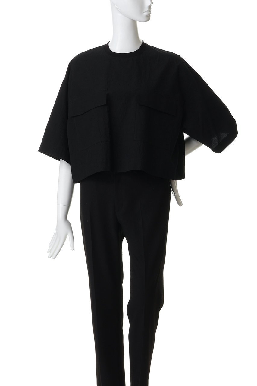 【サクラ/SACRA】のハイカウントコットンタンブルトップス 人気、トレンドファッション・服の通販 founy(ファニー) 　ファッション　Fashion　レディースファッション　Fashion for Women　トップス・カットソー　Cut & Sew Tops　シャツ・ブラウス・オフィスカジュアル　Elegant Blouses & Button-Ups　ロングTシャツ・Tシャツ　Longline T-Shirts & Tees　カットソー・ベーシックTシャツ　Cut-and-Sewn Tops / Stretch Tees & Basics　おすすめ　Recommended / Our Picks　イタリア　Italy　カットソー　Cut and Sewn Top　クロップド　Cropped, Short Length　ショート　Short, Short Length　シンプル　Simple, Minimal　スリーブ　Sleeve, Long Sleeve / Short Sleeve　ハーフ　Half, Half-Length　バランス　Balance, Style Balance　パッチ　Patch, Appliqué　ボトム　Bottoms, Lower Wear　ポケット　Pocket, Pocket Detail　ワッシャー　Washer, Crinkled Finish　新作・新入荷　New Arrivals / New In　other-2|ID: prp329100004894591 ipo3291000000036588563