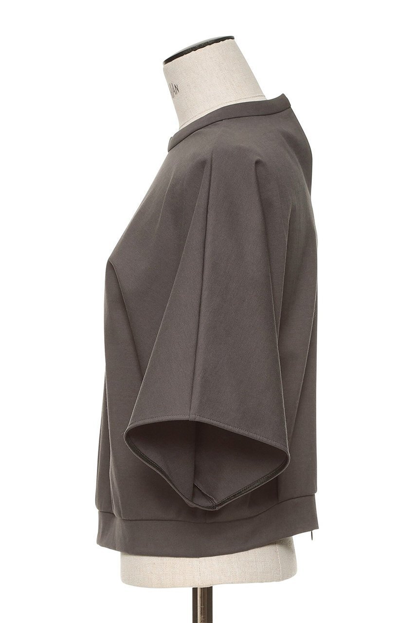 【オブリオ/AUBRIOT】のサフィールライトポンチプルオーバー 人気、トレンドファッション・服の通販 founy(ファニー) 　ファッション　Fashion　レディースファッション　Fashion for Women　トップス・カットソー　Cut & Sew Tops　シャツ・ブラウス・オフィスカジュアル　Elegant Blouses & Button-Ups　ロングTシャツ・Tシャツ　Longline T-Shirts & Tees　カジュアルプルオーバー・ニットトップス　Pullovers & Knit Tops / Casual Pullovers　カットソー・ベーシックTシャツ　Cut-and-Sewn Tops / Stretch Tees & Basics　なめらか　Smooth, Silky Texture　クロップド　Cropped, Short Length　ショート　Short, Short Length　シルケット　Silket, Silky Cotton　ストレッチ　Stretch, Stretchy Fabric　スリーブ　Sleeve, Long Sleeve / Short Sleeve　トライアングル　Triangle, Triangular Shape　フォルム　Silhouette, Form　新作・新入荷　New Arrivals / New In　other-2|ID: prp329100004894593 ipo3291000000036588581