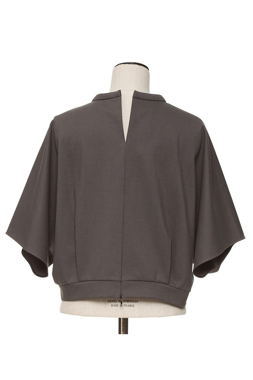 【オブリオ/AUBRIOT】のサフィールライトポンチプルオーバー 人気、トレンドファッション・服の通販 founy(ファニー) 　ファッション　Fashion　レディースファッション　Fashion for Women　トップス・カットソー　Cut & Sew Tops　シャツ・ブラウス・オフィスカジュアル　Elegant Blouses & Button-Ups　ロングTシャツ・Tシャツ　Longline T-Shirts & Tees　カジュアルプルオーバー・ニットトップス　Pullovers & Knit Tops / Casual Pullovers　カットソー・ベーシックTシャツ　Cut-and-Sewn Tops / Stretch Tees & Basics　なめらか　Smooth, Silky Texture　クロップド　Cropped, Short Length　ショート　Short, Short Length　シルケット　Silket, Silky Cotton　ストレッチ　Stretch, Stretchy Fabric　スリーブ　Sleeve, Long Sleeve / Short Sleeve　トライアングル　Triangle, Triangular Shape　フォルム　Silhouette, Form　新作・新入荷　New Arrivals / New In　other-3|ID: prp329100004894593 ipo3291000000036588582