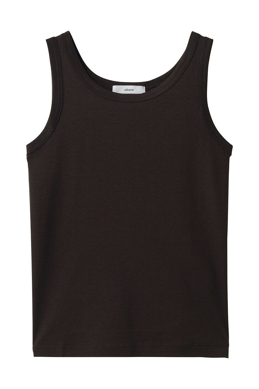 【エブール/ebure】の【4/3 0:00販売開始】クリアナチュラルテレコ タンクトップ インテリア・キッズ・メンズ・レディースファッション・服の通販 founy(ファニー) 　ファッション　Fashion　レディースファッション　Fashion for Women　トップス・カットソー　Cut & Sew Tops　キャミソール&ノースリーブ　Camisoles & Sleeveless Tops　シャツ・ブラウス・オフィスカジュアル　Elegant Blouses & Button-Ups　ロングTシャツ・Tシャツ　Longline T-Shirts & Tees　カットソー・ベーシックTシャツ　Cut-and-Sewn Tops / Stretch Tees & Basics　キャミソール　Camisole, Spaghetti Strap Top　シルケット　Silket, Silky Cotton　タンク　Tank Top, Sleeveless Top　テレコ　Ribbed, Rib Stitch　フィット　Fit, Slim Fit　エレガント 上品　Elegant　新作・新入荷　New Arrivals / New In　ブラウン|ID: prp329100004894596 ipo3291000000036588610