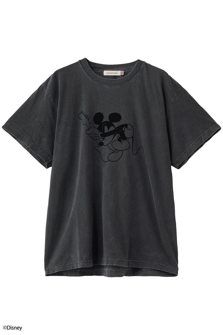 【エリオポール/heliopole】の【GOOD ROCK SPEED】MICKEYMOUSE Tシャツ インテリア・キッズ・メンズ・レディースファッション・服の通販 founy(ファニー) ファッション Fashion レディースファッション Fashion for Women トップス・カットソー Cut & Sew Tops シャツ・ブラウス・オフィスカジュアル Elegant Blouses & Button-Ups ロングTシャツ・Tシャツ Longline T-Shirts & Tees カットソー・ベーシックTシャツ Cut-and-Sewn Tops / Stretch Tees & Basics ショート Short, Short Length スリーブ Sleeve, Long Sleeve / Short Sleeve バランス Balance, Style Balance モチーフ Motif, Design Theme 再入荷 Restock / Back in Stock チャコールグレー|ID: prp329100004894597 ipo3291000000036588619