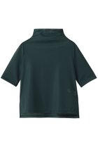 【ランバン オン ブルー/LANVIN en Bleu】のシアーハーフスリーブカットソー 人気、トレンドファッション・服の通販 founy(ファニー) ファッション Fashion レディースファッション Fashion for Women トップス・カットソー Cut & Sew Tops シャツ・ブラウス・オフィスカジュアル Elegant Blouses & Button-Ups ロングTシャツ・Tシャツ Longline T-Shirts & Tees カットソー・ベーシックTシャツ Cut-and-Sewn Tops / Stretch Tees & Basics ショート Short, Short Length シンプル Simple, Minimal ジョーゼット Georgette, Semi-Sheer Fabric スリット Slit, Slit Detail スリーブ Sleeve, Long Sleeve / Short Sleeve ドレープ Drape, Draping Fabric ハイネック High Neck, Mock Neck ファブリック Fabric, Textile エレガント 上品 Elegant 再入荷 Restock / Back in Stock thumbnail グリーン|ID: prp329100004894598 ipo3291000000036588625