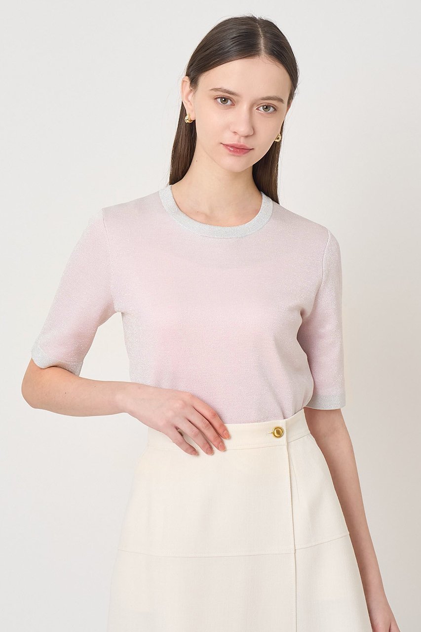 【アナイ/ANAYI】のシアーラメダブルウィーブプルオーバー 人気、トレンドファッション・服の通販 founy(ファニー) ファッション Fashion レディースファッション Fashion for Women トップス・カットソー Cut & Sew Tops ニット Knit Tops & Sweaters カジュアルプルオーバー・ニットトップス Pullovers & Knit Tops / Casual Pullovers アンサンブル Ensemble Set カーディガン Cardigan, Knitwear シアー Sheer, See-Through スリーブ Sleeve, Long Sleeve / Short Sleeve ハーフ Half, Half-Length エレガント 上品 Elegant other-7|ID: prp329100004894604 ipo3291000000036588730