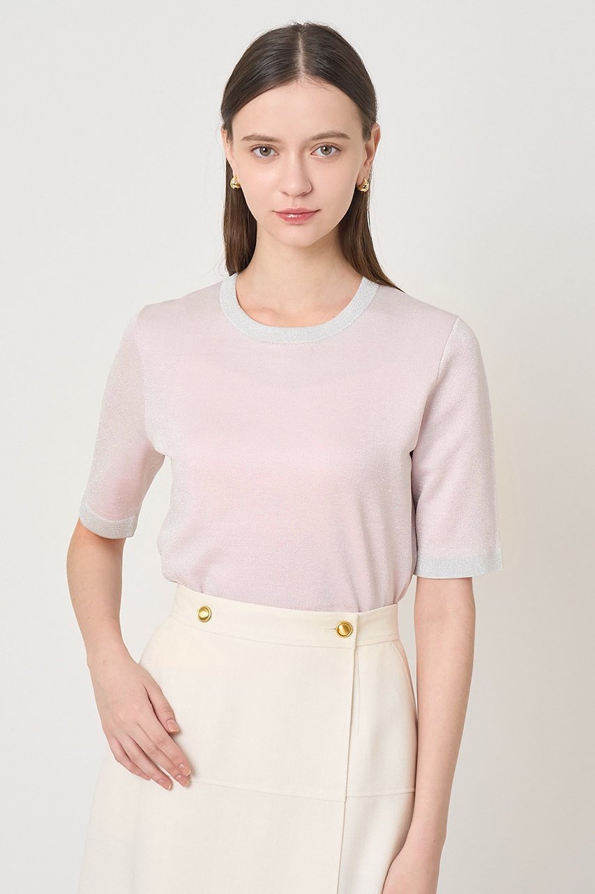 【アナイ/ANAYI】のシアーラメダブルウィーブプルオーバー 人気、トレンドファッション・服の通販 founy(ファニー) ファッション Fashion レディースファッション Fashion for Women トップス・カットソー Cut & Sew Tops ニット Knit Tops & Sweaters カジュアルプルオーバー・ニットトップス Pullovers & Knit Tops / Casual Pullovers アンサンブル Ensemble Set カーディガン Cardigan, Knitwear シアー Sheer, See-Through スリーブ Sleeve, Long Sleeve / Short Sleeve ハーフ Half, Half-Length エレガント 上品 Elegant other-8|ID: prp329100004894604 ipo3291000000036588731