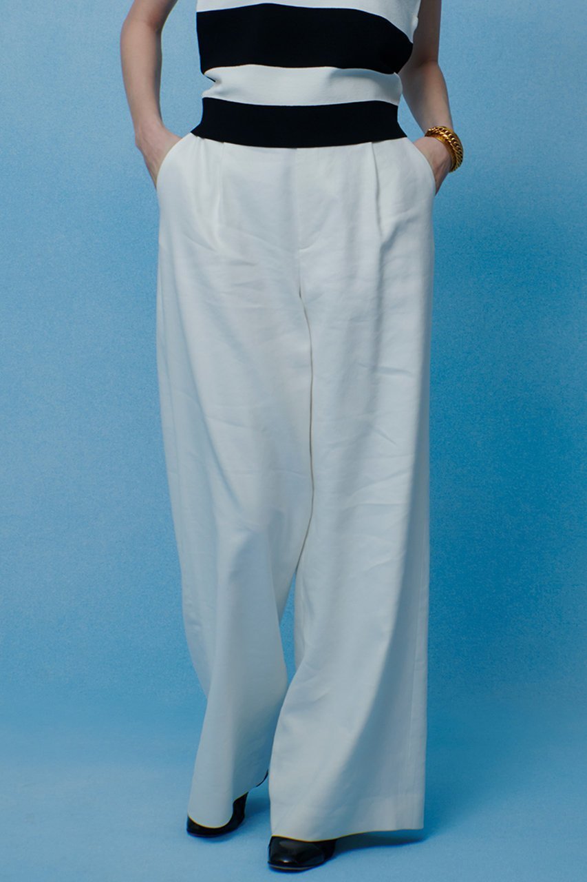 【アルアバイル/allureville】の【LOULOU WILLOUGHBY】NALYA リネンストレッチワイドパンツ 人気、トレンドファッション・服の通販 founy(ファニー) 　ファッション　Fashion　レディースファッション　Fashion for Women　パンツ　Pants & Trousers　おすすめ　Recommended / Our Picks　シンプル　Simple, Minimal　セットアップ　Set-Up, Coordinated Outfit　トレンド　Trend, Trending Now　ファブリック　Fabric, Textile　プリント　Print, Printed Pattern　再入荷　Restock / Back in Stock　夏　Summer　other-7|ID: prp329100004894622 ipo3291000000036588897