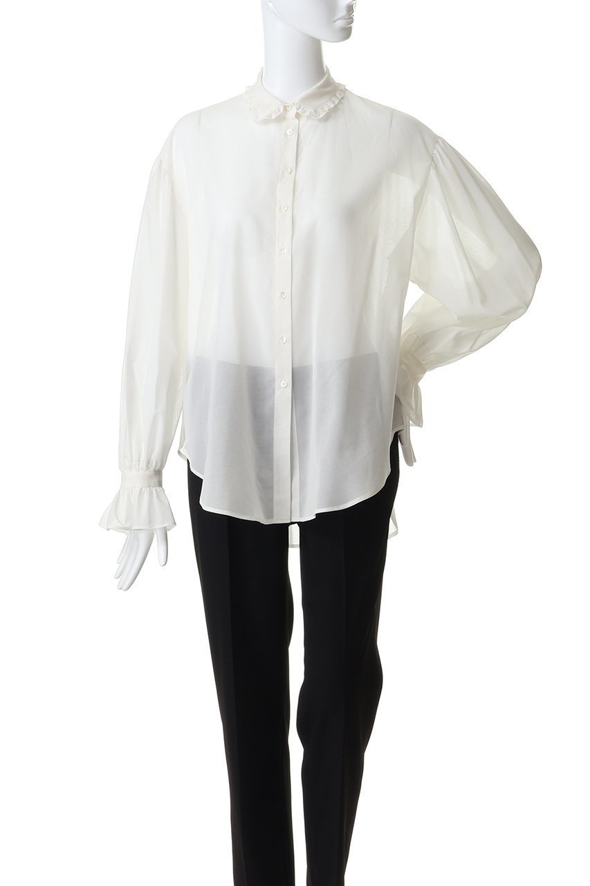 【ビリティス ディセッタン/Bilitis dix-sept ans】のボイルリラックスブラウス 人気、トレンドファッション・服の通販 founy(ファニー) ファッション Fashion レディースファッション Fashion for Women トップス・カットソー Cut & Sew Tops シャツ・ブラウス・オフィスカジュアル Elegant Blouses & Button-Ups スリーブ Sleeve, Long Sleeve / Short Sleeve フェミニン Feminine, Girly フリル Frill, Ruffle ボトム Bottoms, Lower Wear ロング Long, Long-Length other-2|ID: prp329100004894629 ipo3291000000036615087