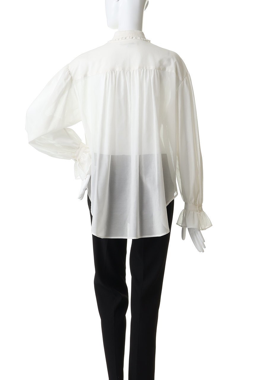 【ビリティス ディセッタン/Bilitis dix-sept ans】のボイルリラックスブラウス 人気、トレンドファッション・服の通販 founy(ファニー) ファッション Fashion レディースファッション Fashion for Women トップス・カットソー Cut & Sew Tops シャツ・ブラウス・オフィスカジュアル Elegant Blouses & Button-Ups スリーブ Sleeve, Long Sleeve / Short Sleeve フェミニン Feminine, Girly フリル Frill, Ruffle ボトム Bottoms, Lower Wear ロング Long, Long-Length other-4|ID: prp329100004894629 ipo3291000000036615092