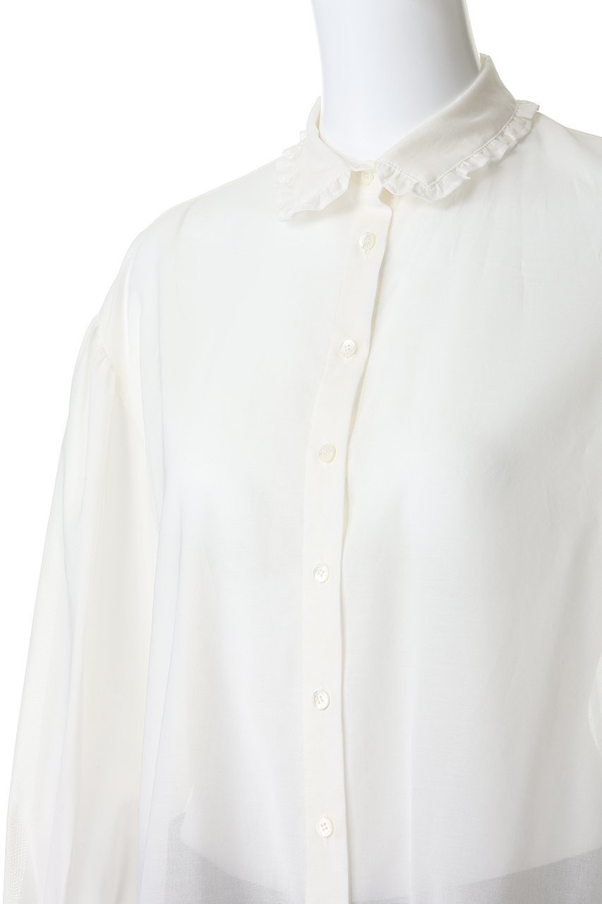 【ビリティス ディセッタン/Bilitis dix-sept ans】のボイルリラックスブラウス 人気、トレンドファッション・服の通販 founy(ファニー) ファッション Fashion レディースファッション Fashion for Women トップス・カットソー Cut & Sew Tops シャツ・ブラウス・オフィスカジュアル Elegant Blouses & Button-Ups スリーブ Sleeve, Long Sleeve / Short Sleeve フェミニン Feminine, Girly フリル Frill, Ruffle ボトム Bottoms, Lower Wear ロング Long, Long-Length other-5|ID: prp329100004894629 ipo3291000000036615094