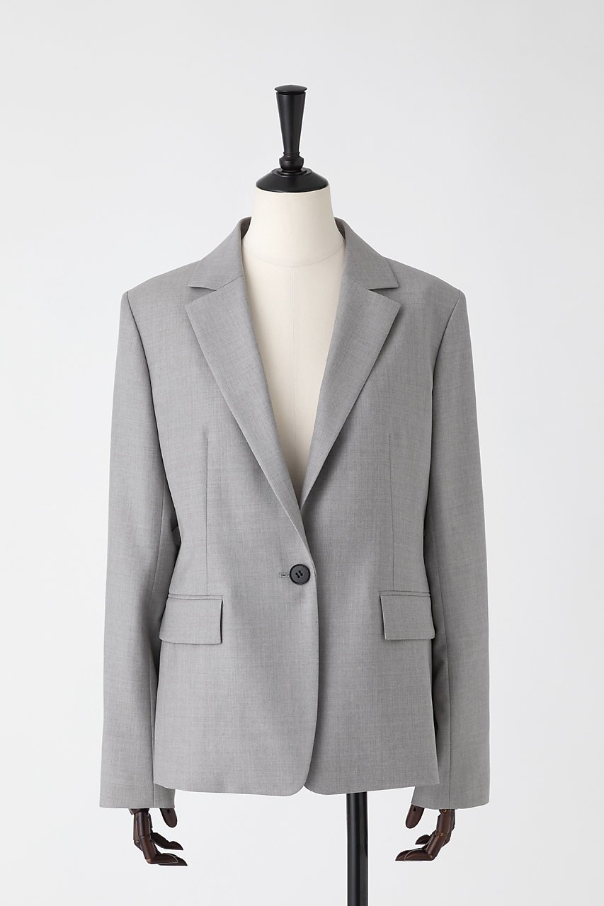 【オーヴィル/EAUVIRE】のジャケット インテリア・キッズ・メンズ・レディースファッション・服の通販 founy(ファウニー) 　ファッション　Fashion　レディースファッション　Fashion for Women　アウター　Coat / Outerwear Collection　レディースジャケット・軽アウター　Jackets　なめらか　Smooth, Silky Texture　ジャケット　Jacket, Outerwear　ツイル　Twist, Twisted Detail　テーラード　Tailored, Tailored Fit　エレガント 上品　Elegant　ベージュ|ID: prp329100004894630 ipo3291000000036929863