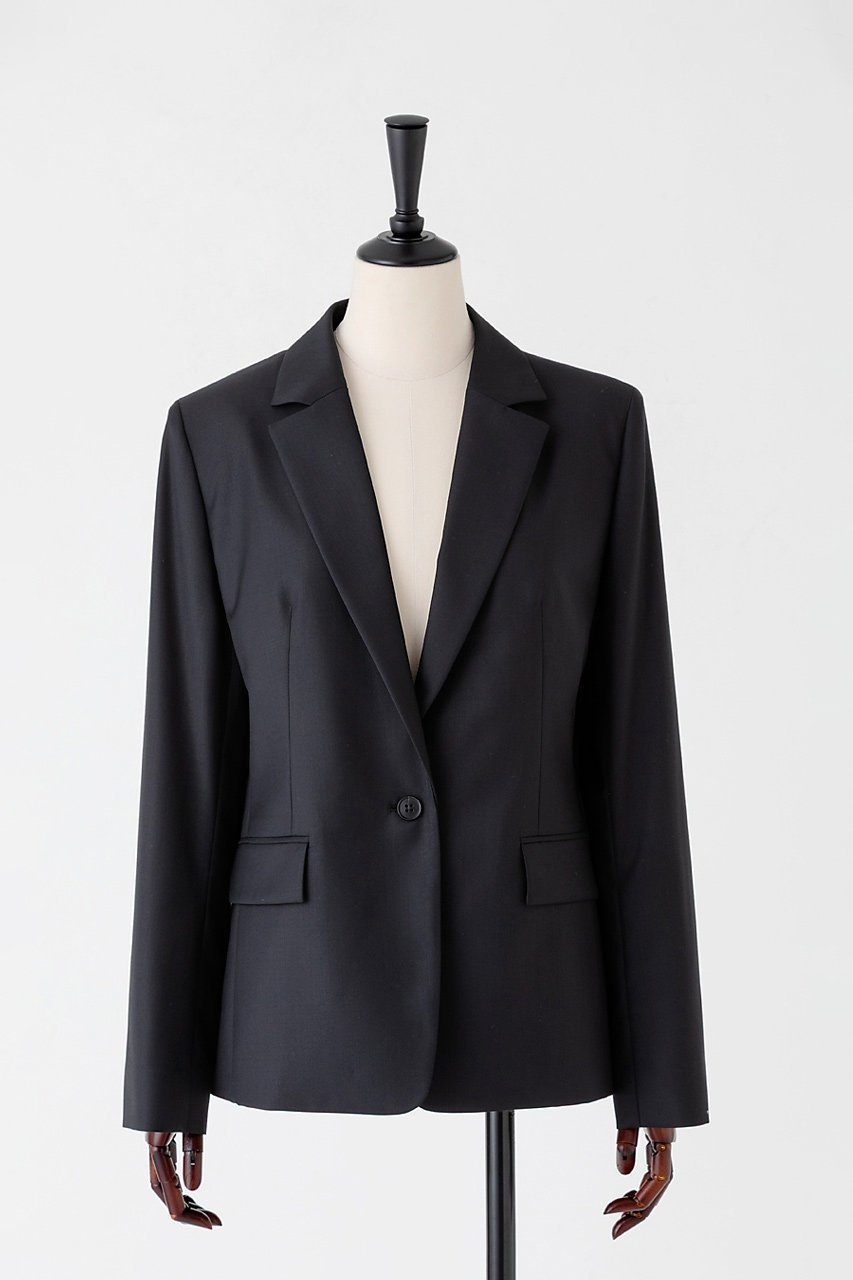 【オーヴィル/EAUVIRE】のジャケット インテリア・キッズ・メンズ・レディースファッション・服の通販 founy(ファウニー) 　ファッション　Fashion　レディースファッション　Fashion for Women　アウター　Coat / Outerwear Collection　レディースジャケット・軽アウター　Jackets　なめらか　Smooth, Silky Texture　ジャケット　Jacket, Outerwear　ツイル　Twist, Twisted Detail　テーラード　Tailored, Tailored Fit　エレガント 上品　Elegant　ブラック|ID: prp329100004894630 ipo3291000000036929866