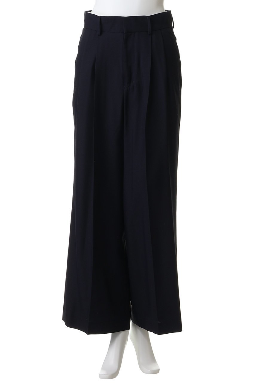 【プルミエ アロンディスモン/1er Arrondissement】のツイルワイドトラウザー 人気、トレンドファッション・服の通販 founy(ファニー) 　ファッション　Fashion　レディースファッション　Fashion for Women　パンツ　Pants & Trousers　シンプル　Simple, Minimal　ツイル　Twist, Twisted Detail　other-2|ID: prp329100004894640 ipo3291000000036589034