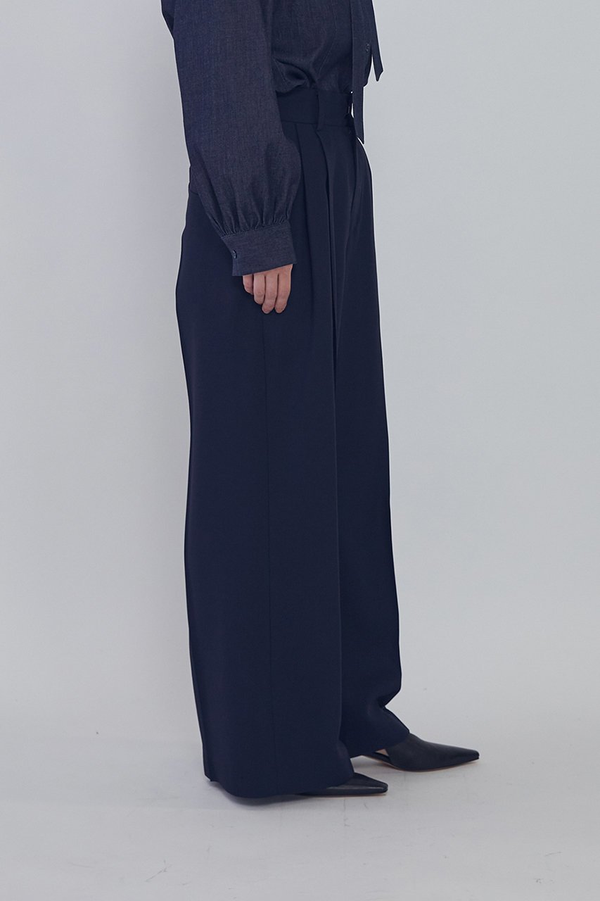 【プルミエ アロンディスモン/1er Arrondissement】のツイルワイドトラウザー 人気、トレンドファッション・服の通販 founy(ファニー) 　ファッション　Fashion　レディースファッション　Fashion for Women　パンツ　Pants & Trousers　シンプル　Simple, Minimal　ツイル　Twist, Twisted Detail　other-8|ID: prp329100004894640 ipo3291000000036589040