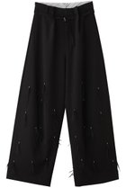 【メゾンスペシャル/MAISON SPECIAL】のFeather Tuck Pants/フェザータックパンツ 大人の最旬トレンドファッション＆コーディネート founy(ファウニー) ファッション Fashion レディースファッション Fashion for Women パンツ Pants & Trousers フェザー Feather, Feather Detail ロング Long, Long-Length エレガント 上品 Elegant thumbnail BLK(ブラック)|ID: prp329100004894651 ipo3291000000036589179