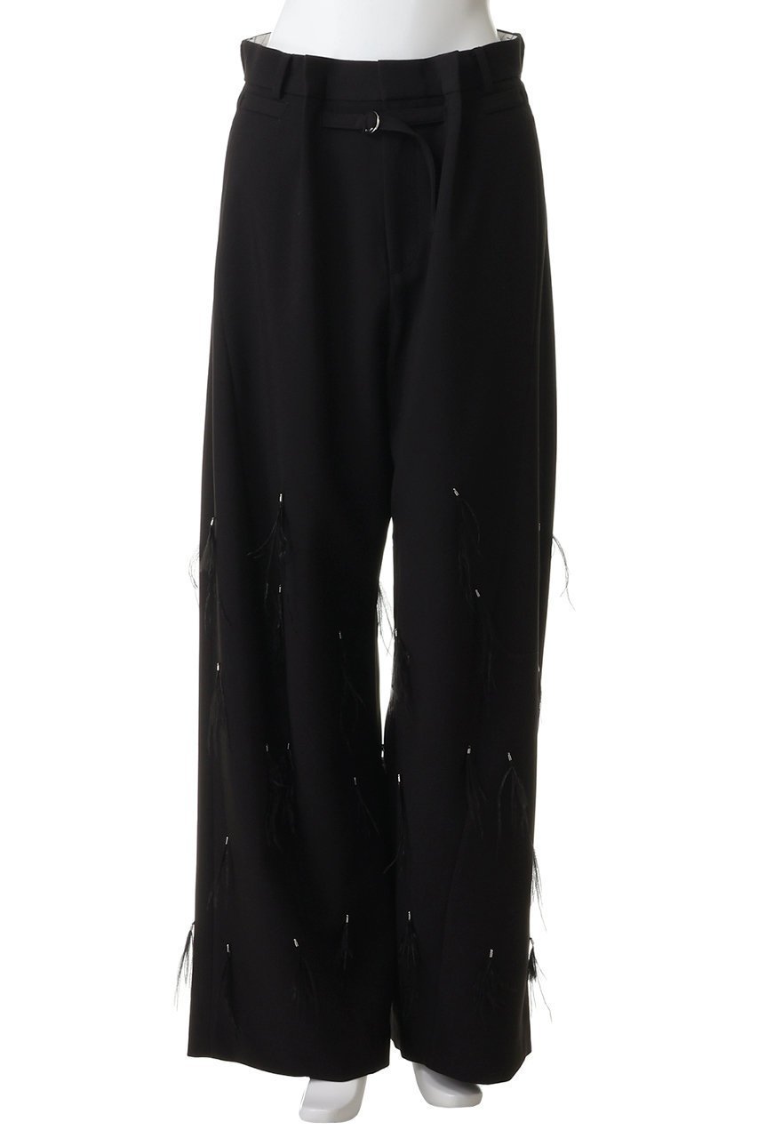 【メゾンスペシャル/MAISON SPECIAL】のFeather Tuck Pants/フェザータックパンツ 大人の最旬トレンドファッション＆コーディネート founy(ファウニー) 　ファッション　Fashion　レディースファッション　Fashion for Women　パンツ　Pants & Trousers　フェザー　Feather, Feather Detail　ロング　Long, Long-Length　エレガント 上品　Elegant　other-2|ID: prp329100004894651 ipo3291000000036589180