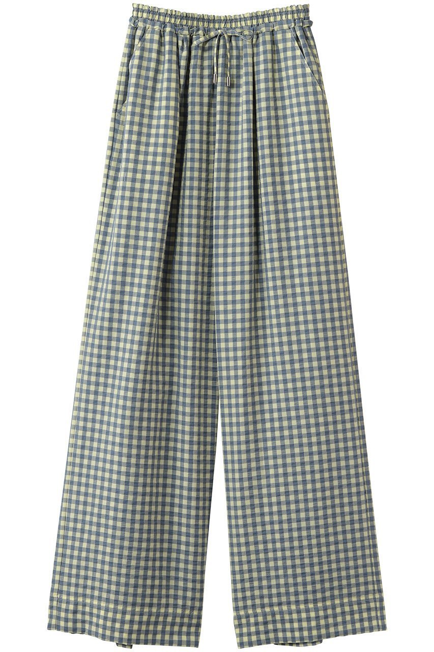 【メゾンスペシャル/MAISON SPECIAL】のMulti-Color Easy Check Pants/マルチカラーイージーチェックパンツ インテリア・キッズ・メンズ・レディースファッション・服の通販 founy(ファウニー) 　ファッション　Fashion　レディースファッション　Fashion for Women　パンツ　Pants & Trousers　チェック　Check, Plaid, Tartan　ロング　Long, Long-Length　YEL(イエロー)|ID: prp329100004894652 ipo3291000000036589191