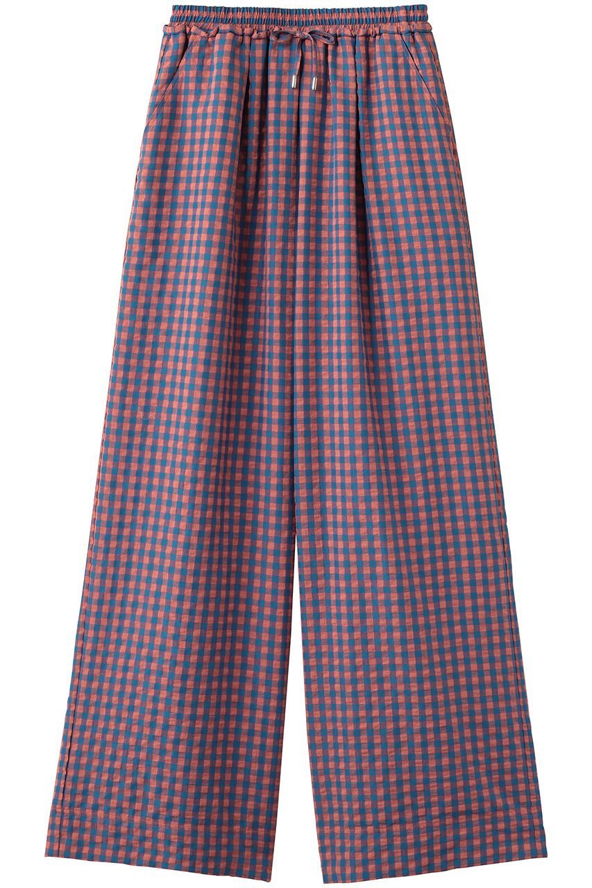 【メゾンスペシャル/MAISON SPECIAL】のMulti-Color Easy Check Pants/マルチカラーイージーチェックパンツ インテリア・キッズ・メンズ・レディースファッション・服の通販 founy(ファウニー) 　ファッション　Fashion　レディースファッション　Fashion for Women　パンツ　Pants & Trousers　チェック　Check, Plaid, Tartan　ロング　Long, Long-Length　ORG(オレンジ)|ID: prp329100004894652 ipo3291000000036589192
