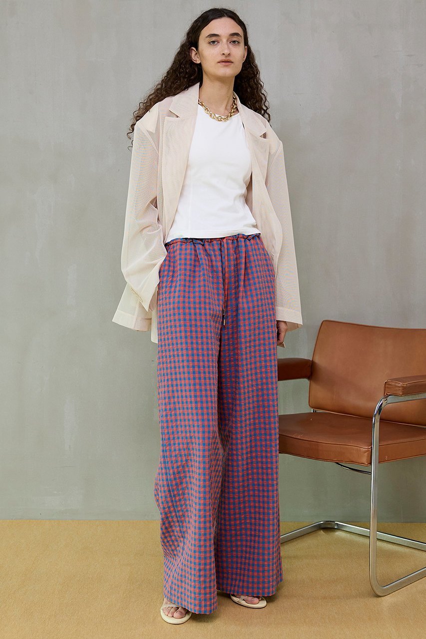 【メゾンスペシャル/MAISON SPECIAL】のMulti-Color Easy Check Pants/マルチカラーイージーチェックパンツ 大人の最旬トレンドファッション＆コーディネート founy(ファウニー) 　ファッション　Fashion　レディースファッション　Fashion for Women　パンツ　Pants & Trousers　チェック　Check, Plaid, Tartan　ロング　Long, Long-Length　other-6|ID: prp329100004894652 ipo3291000000036643867