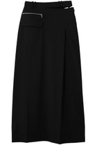 【メゾンスペシャル/MAISON SPECIAL】のSewing Tack Maxi Skirt/スーチングタックマキシスカート 大人の最旬トレンドファッション＆コーディネート founy(ファウニー) ファッション Fashion レディースファッション Fashion for Women スカート Skirts ロングスカート Long Skirts / Maxi & Midi Skirts アシンメトリー Asymmetrical Style カッティング Cutting Detail シンプル Simple, Minimal フラップ Flap, Flap Pocket マキシ Maxi, Full Length ロング Long, Long-Length エレガント 上品 Elegant thumbnail BLK(ブラック)|ID: prp329100004894659 ipo3291000000036589275