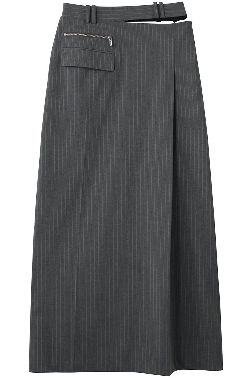 【メゾンスペシャル/MAISON SPECIAL】のSewing Tack Maxi Skirt/スーチングタックマキシスカート インテリア・キッズ・メンズ・レディースファッション・服の通販 founy(ファウニー) 　ファッション　Fashion　レディースファッション　Fashion for Women　スカート　Skirts　ロングスカート　Long Skirts / Maxi & Midi Skirts　アシンメトリー　Asymmetrical Style　カッティング　Cutting Detail　シンプル　Simple, Minimal　フラップ　Flap, Flap Pocket　マキシ　Maxi, Full Length　ロング　Long, Long-Length　エレガント 上品　Elegant　GRY(グレー)|ID: prp329100004894659 ipo3291000000036589276