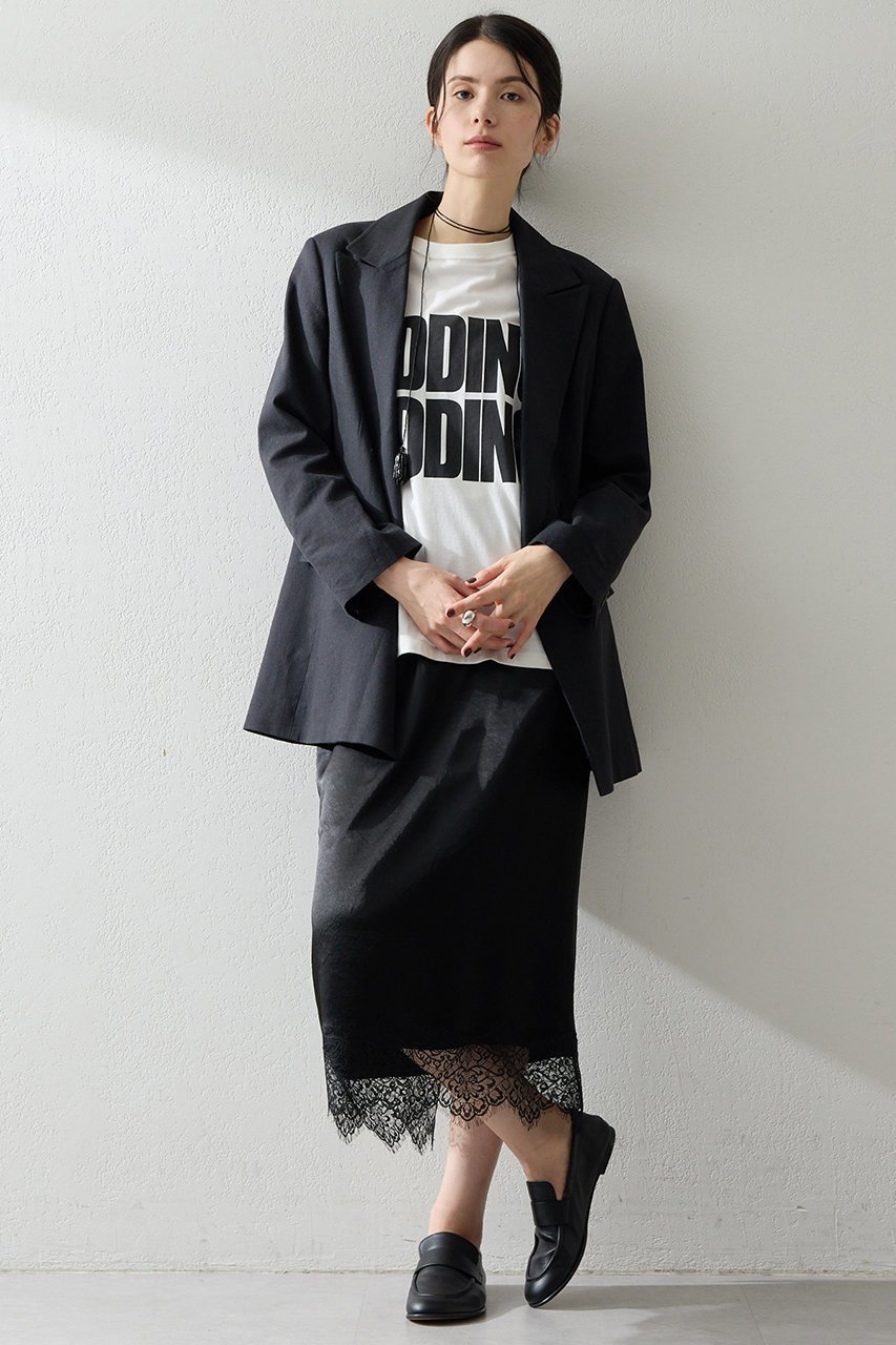 【ウィムガゼット/Whim Gazette】のサテンレーススカート 大人の最旬トレンドファッション＆コーディネート founy(ファウニー) 　ファッション　Fashion　レディースファッション　Fashion for Women　スカート　Skirts　ロングスカート　Long Skirts / Maxi & Midi Skirts　おすすめ　Recommended / Our Picks　エレガント 上品　Elegant　カットソー　Cut and Sewn Top　サテン　Satin, Glossy Fabric　スリット　Slit, Slit Detail　デニム　Denim, Jeans Material　レース　Lace, Lace Fabric　ロング　Long, Long-Length　other-6|ID: prp329100004894663 ipo3291000000036589318