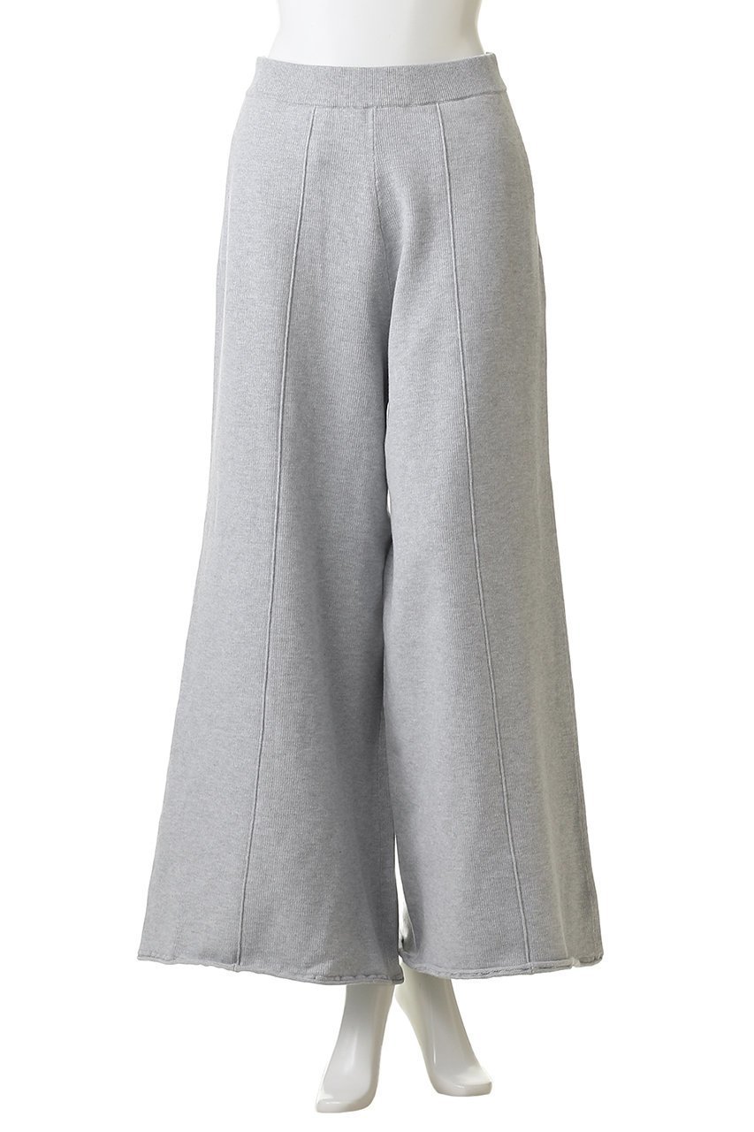 【アンクレイヴ/uncrave】のスウェットライクニット パンツ 大人の最旬トレンドファッション＆コーディネート founy(ファウニー) 　ファッション　Fashion　レディースファッション　Fashion for Women　パンツ　Pants & Trousers　センター　Center, Center Line　フレア　Flare, Flared　ワイド　Wide, Wide Fit　other-2|ID: prp329100004894669 ipo3291000000036615234