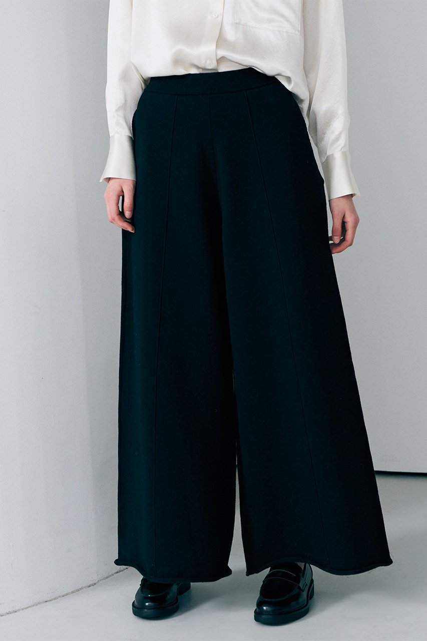 【アンクレイヴ/uncrave】のスウェットライクニット パンツ 大人の最旬トレンドファッション＆コーディネート founy(ファウニー) 　ファッション　Fashion　レディースファッション　Fashion for Women　パンツ　Pants & Trousers　センター　Center, Center Line　フレア　Flare, Flared　ワイド　Wide, Wide Fit　other-7|ID: prp329100004894669 ipo3291000000036615244