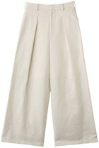 【アルアバイル/allureville】のシャークスキンワイドパンツ 大人の最旬トレンドファッション＆コーディネート founy(ファウニー) ファッション Fashion レディースファッション Fashion for Women パンツ Pants & Trousers おすすめ Recommended / Our Picks ストレッチ Stretch, Stretchy Fabric セットアップ Set-Up, Coordinated Outfit ツイル Twist, Twisted Detail マニッシュ Mannish, Boyish ワイド Wide, Wide Fit thumbnail オフホワイト|ID: prp329100004894688 ipo3291000000036589570