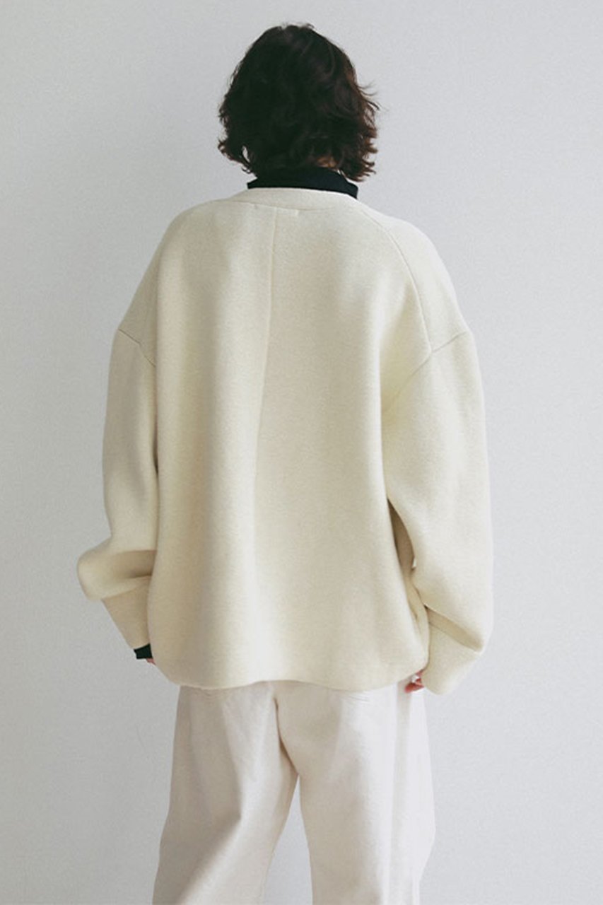 【エトレトウキョウ/ETRE TOKYO】のダブルフェイスVネックニットカーディガン 人気、トレンドファッション・服の通販 founy(ファニー) 　ファッション　Fashion　レディースファッション　Fashion for Women　トップス・カットソー　Cut & Sew Tops　ニット　Knit Tops & Sweaters　カーディガン・羽織り　Layered Style Cardigans　Vネックトップス　V-Neck Tops / V-Cut Neckline Shirts　カーディガン　Cardigan, Knitwear　ジャケット　Jacket, Outerwear　スラックス　Slacks, Dress Pants　ダブル　Double, Double-Breasted　バランス　Balance, Style Balance　フェイス　Face, Facial Design　フォルム　Silhouette, Form　リラックス　Relax, Relaxed Fit　ワイド　Wide, Wide Fit　other-3|ID: prp329100004894700 ipo3291000000036615312