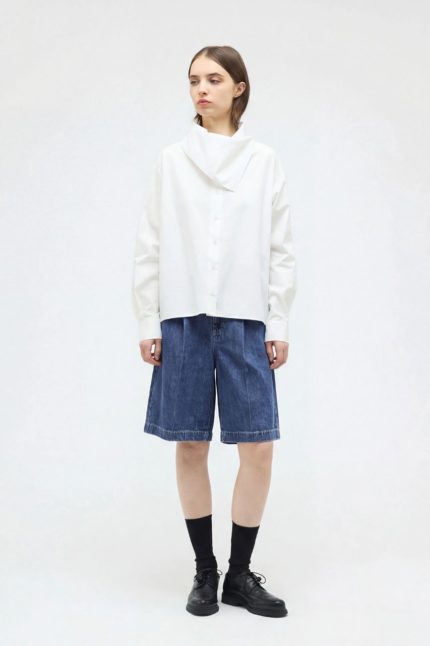 【ミズイロ インド/mizuiro ind】のdenim half PT パンツ 人気、トレンドファッション・服の通販 founy(ファニー) ファッション Fashion レディースファッション Fashion for Women パンツ Pants & Trousers カットソー Cut and Sewn Top センター Center, Center Line デニム Denim, Jeans Material ハーフ Half, Half-Length 再入荷 Restock / Back in Stock other-7|ID: prp329100004894711 ipo3291000000036589788