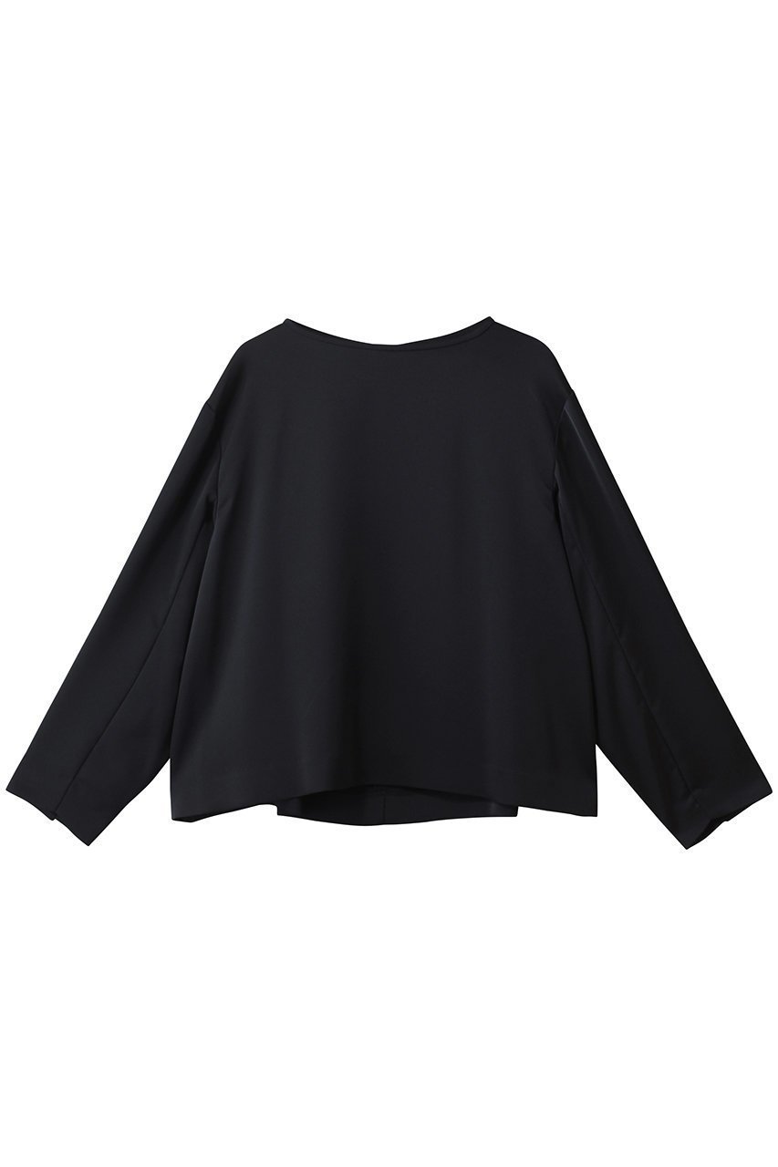 【デザイン ワークス/DESIGN WORKS】の【セットアップ対応】グレースボートネックブラウス インテリア・キッズ・メンズ・レディースファッション・服の通販 founy(ファニー) ファッション Fashion レディースファッション Fashion for Women トップス・カットソー Cut & Sew Tops シャツ・ブラウス・オフィスカジュアル Elegant Blouses & Button-Ups スリーブ Sleeve, Long Sleeve / Short Sleeve セットアップ Set-Up, Coordinated Outfit デコルテ Décolleté, Neckline ロング Long, Long-Length エレガント 上品 Elegant ネイビー|ID: prp329100004894712 ipo3291000000036589792