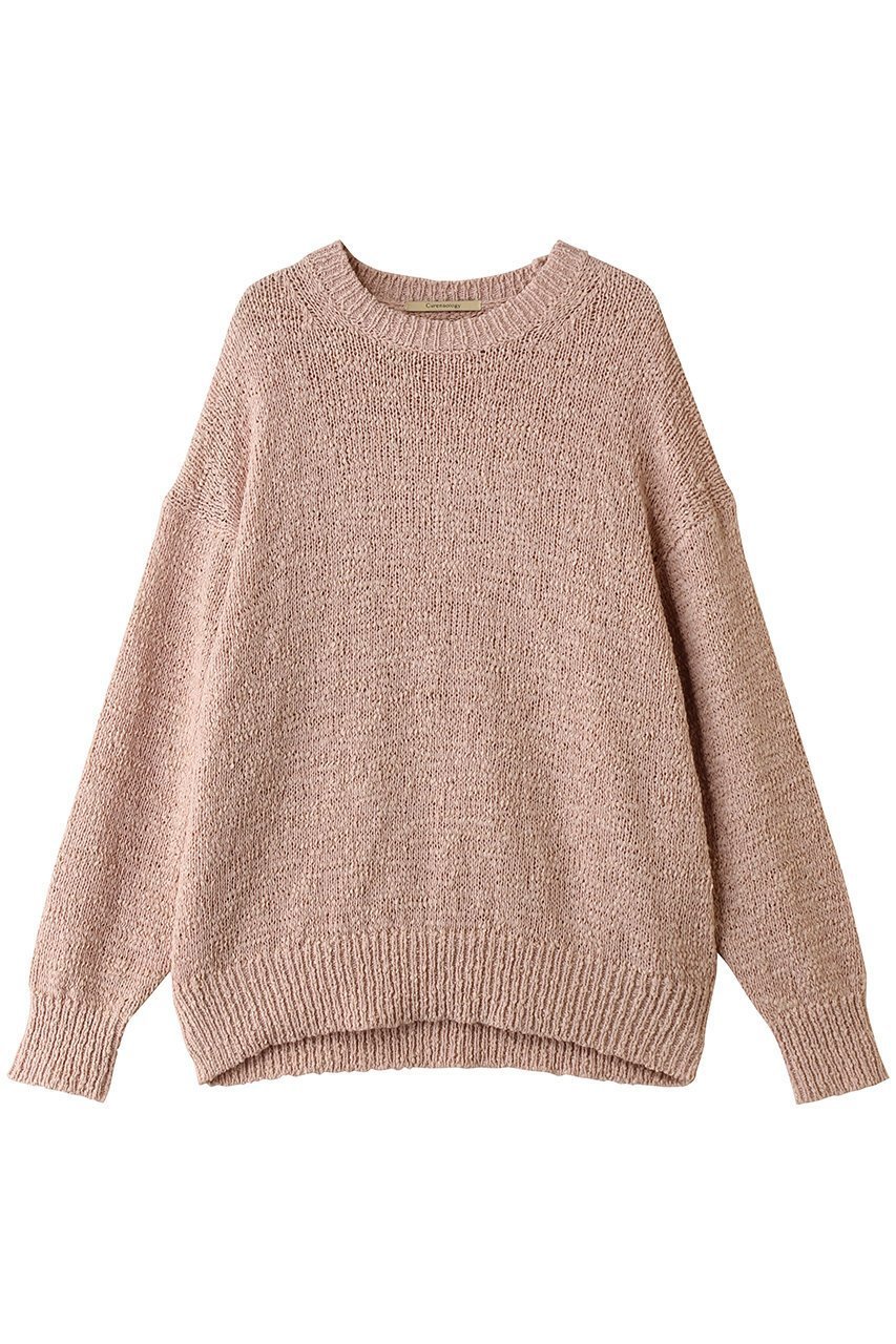 【カレンソロジー/Curensology】のルーズニットプルオーバー インテリア・キッズ・メンズ・レディースファッション・服の通販 founy(ファウニー) 　ファッション　Fashion　レディースファッション　Fashion for Women　トップス・カットソー　Cut & Sew Tops　ニット　Knit Tops & Sweaters　カジュアルプルオーバー・ニットトップス　Pullovers & Knit Tops / Casual Pullovers　シンプル　Simple, Minimal　タイトスカート　Pencil Skirt, Tight Skirt　バランス　Balance, Style Balance　プレーン　Plain, Simple　ボトム　Bottoms, Lower Wear　ルーズ　Loose, Oversized　ワイド　Wide, Wide Fit　ライトピンク|ID: prp329100004894714 ipo3291000000036748896
