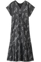 【ヌキテパ/NE QUITTEZ PAS】のCotton Voile Stripe Anemone Foil Print フレンチスリーブドレス 人気、トレンドファッション・服の通販 founy(ファニー) ファッション Fashion レディースファッション Fashion for Women ワンピース Dresses フォーマル・パーティードレス・結婚式用ドレス Elegant & Casual Dresses チュニック Tunic Tops & Dresses ギャザー Gathered, Ruffled サンダル Sandals, Summer Shoes ジュエリー Jewelry, Accessories ストライプ Stripe, Striped Pattern チュニック Tunic, Long Top ドレス Dress, One-Piece プリント Print, Printed Pattern リゾート Resort, Vacation Style リュクス Luxury, Elegant, High-End, Chic ロング Long, Long-Length |ID:prp329100004894720