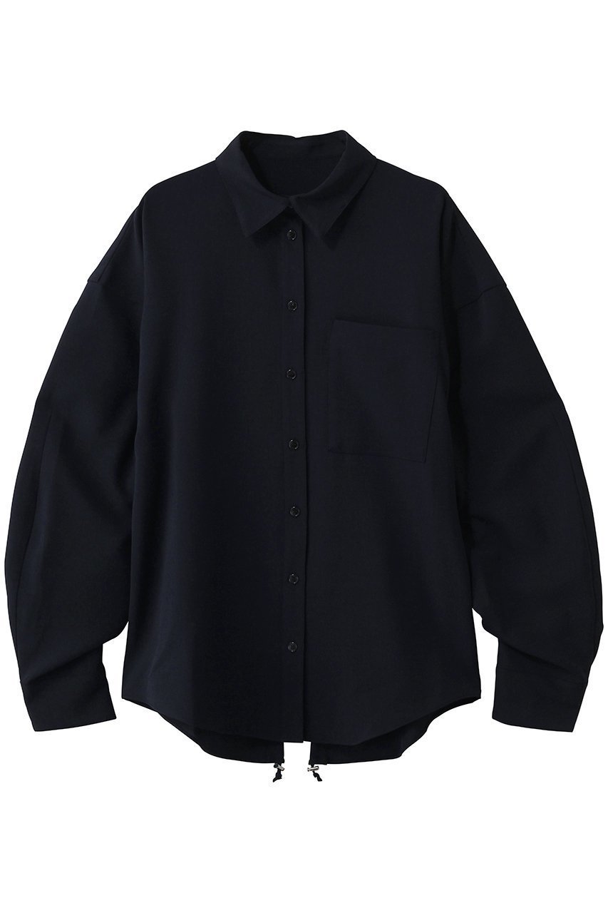 【スタニングルアー/STUNNING LURE】のバックドロストシャツ インテリア・キッズ・メンズ・レディースファッション・服の通販 founy(ファニー) ファッション Fashion レディースファッション Fashion for Women トップス・カットソー Cut & Sew Tops シャツ・ブラウス・オフィスカジュアル Elegant Blouses & Button-Ups バッグ Bags インナー Innerwear シンプル Simple, Minimal スリーブ Sleeve, Long Sleeve / Short Sleeve ドローストリング Drawstring, Pull Cord フロント Front, Front Design レース Lace, Lace Fabric ロング Long, Long-Length 再入荷 Restock / Back in Stock ネイビー|ID: prp329100004894724 ipo3291000000036589914