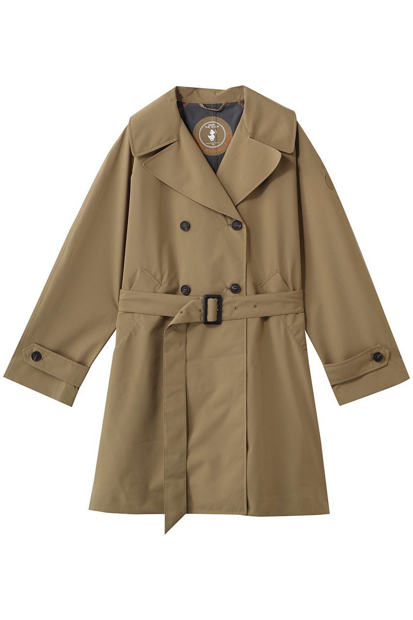 【セーブ ザ ダック/SAVE THE DUCK】のLIVIA D42662W DARK22 リサイクルポリエステルトレンチコート インテリア・キッズ・メンズ・レディースファッション・服の通販 founy(ファニー) 　ファッション　Fashion　レディースファッション　Fashion for Women　アウター　Coat / Outerwear Collection　コート・ロングコート・ピーコート　Long Coats, Peacoats & More　トレンチコート / 春秋の定番アウター　Trench Coats　ロング　Long, Long-Length　エレガント 上品　Elegant　カーキブラウン|ID: prp329100004894731 ipo3291000000036589978