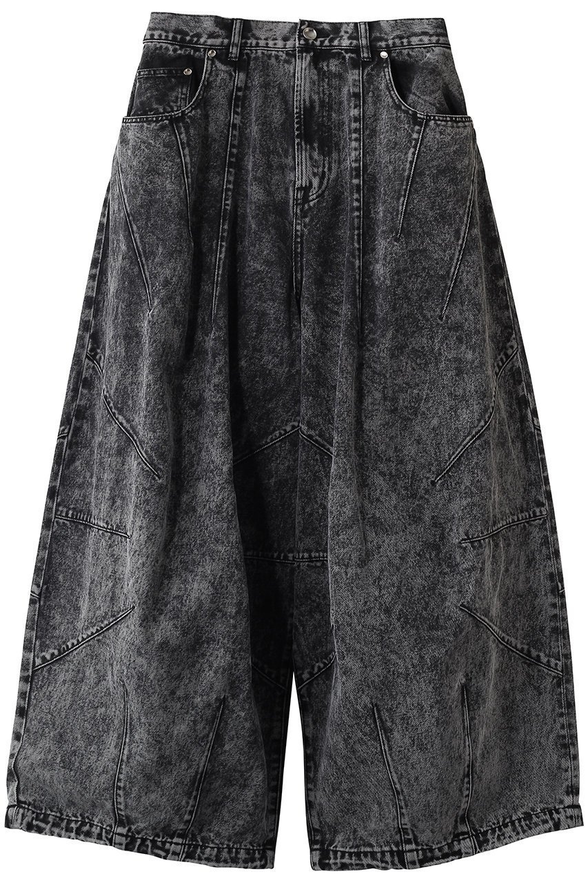 【メゾンスペシャル/MAISON SPECIAL】の【UNISEX】デニム バルーンパンツ インテリア・キッズ・メンズ・レディースファッション・服の通販 founy(ファウニー) 　ファッション　Fashion　レディースファッション　Fashion for Women　パンツ　Pants & Trousers　デニムパンツ・ジーンズ・美脚デニム　Denim Jeans & Pants　ユニセックス　Unisex, Genderless　デニム　Denim, Jeans Material　バルーン　Balloon, Balloon Silhouette　ブリーチ　Bleach, Washed Finish　再入荷　Restock / Back in Stock　BLK(ブラック)|ID: prp329100004894733 ipo3291000000036589993