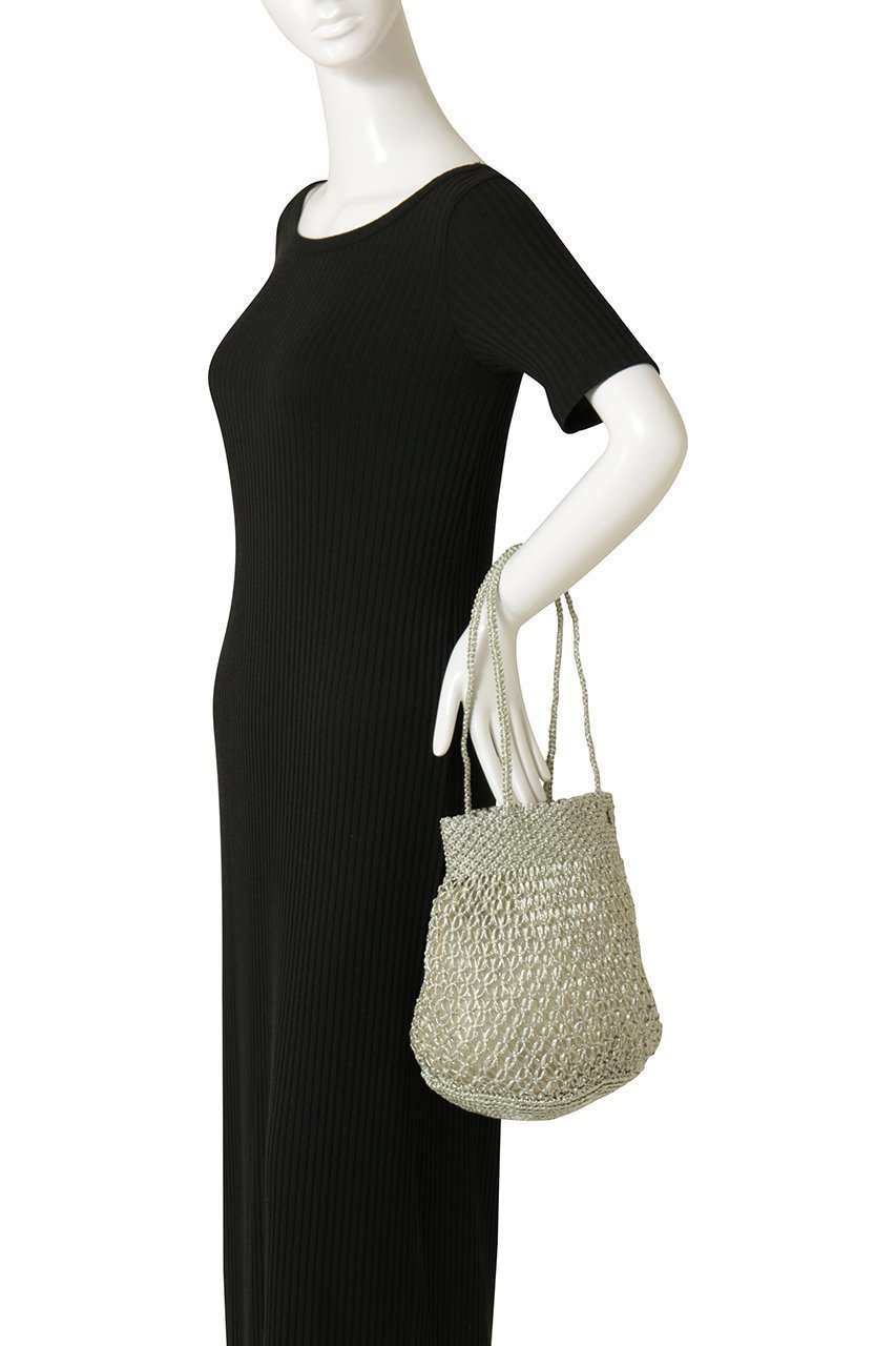 【ヌキテパ/NE QUITTEZ PAS】のMETALLIC MACRAME トートバッグ 人気、トレンドファッション・服の通販 founy(ファニー) 　ファッション　Fashion　レディースファッション　Fashion for Women　バッグ　Bags　インド　Indian Textile　オケージョン　Occasion Wear　サークル　Circle, Round Design　フォルム　Silhouette, Form　other-2|ID: prp329100004894738 ipo3291000000036590038