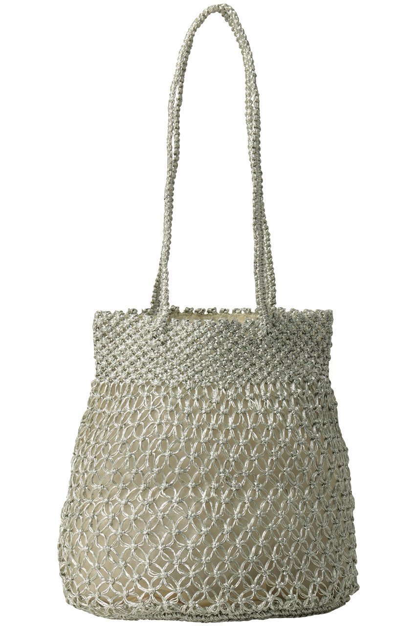 【ヌキテパ/NE QUITTEZ PAS】のMETALLIC MACRAME トートバッグ 人気、トレンドファッション・服の通販 founy(ファニー) 　ファッション　Fashion　レディースファッション　Fashion for Women　バッグ　Bags　インド　Indian Textile　オケージョン　Occasion Wear　サークル　Circle, Round Design　フォルム　Silhouette, Form　other-3|ID: prp329100004894738 ipo3291000000036590039