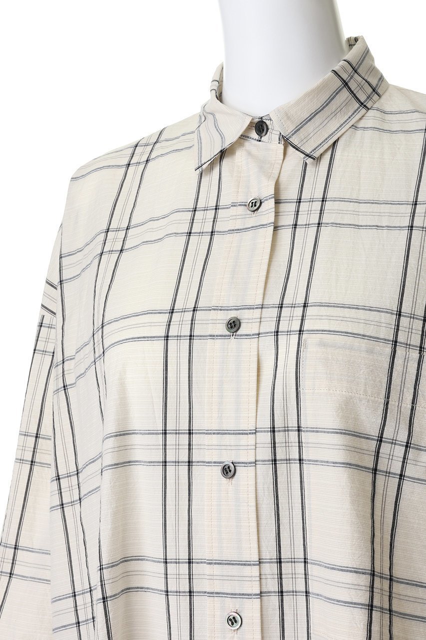 【サクラ/SACRA】のハイカウントコットンプレイドシャツ 人気、トレンドファッション・服の通販 founy(ファニー) ファッション Fashion レディースファッション Fashion for Women トップス・カットソー Cut & Sew Tops シャツ・ブラウス・オフィスカジュアル Elegant Blouses & Button-Ups イタリア Italy スリーブ Sleeve, Long Sleeve / Short Sleeve ロング Long, Long-Length ワイド Wide, Wide Fit ワッシャー Washer, Crinkled Finish other-5|ID: prp329100004894740 ipo3291000000036590057