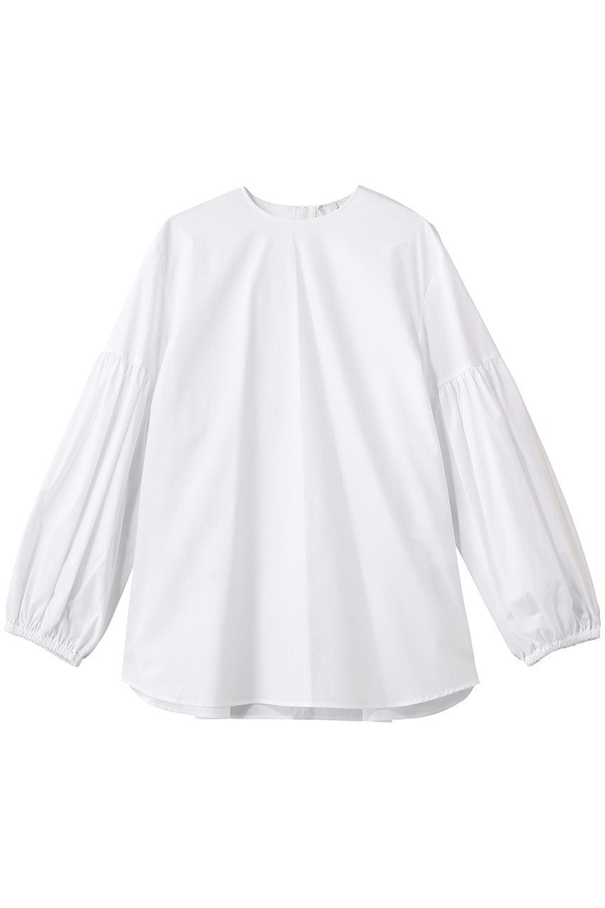 【ジェイドット/j.】の高密度タイプライター パフ袖ブラウス インテリア・キッズ・メンズ・レディースファッション・服の通販 founy(ファニー) ファッション Fashion レディースファッション Fashion for Women トップス・カットソー Cut & Sew Tops シャツ・ブラウス・オフィスカジュアル Elegant Blouses & Button-Ups スラックス Slacks, Dress Pants スリーブ Sleeve, Long Sleeve / Short Sleeve タイプライター Typewriter Fabric, Crisp Cotton ダウン Down, Puffer デニム Denim, Jeans Material フェミニン Feminine, Girly ロング Long, Long-Length ホワイト|ID: prp329100004894741 ipo3291000000036590062